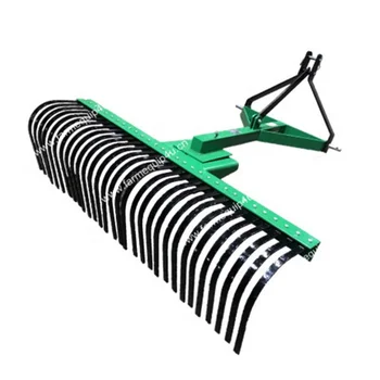 Tractor 3 Point Hitch Landscape Raker For Farm Dry Hay; Tractor Mounted ...