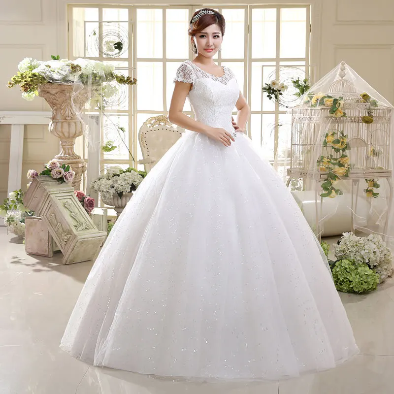 2022 Cheap Wholesale New Style Plus Size Bridal Dress Women White And ...