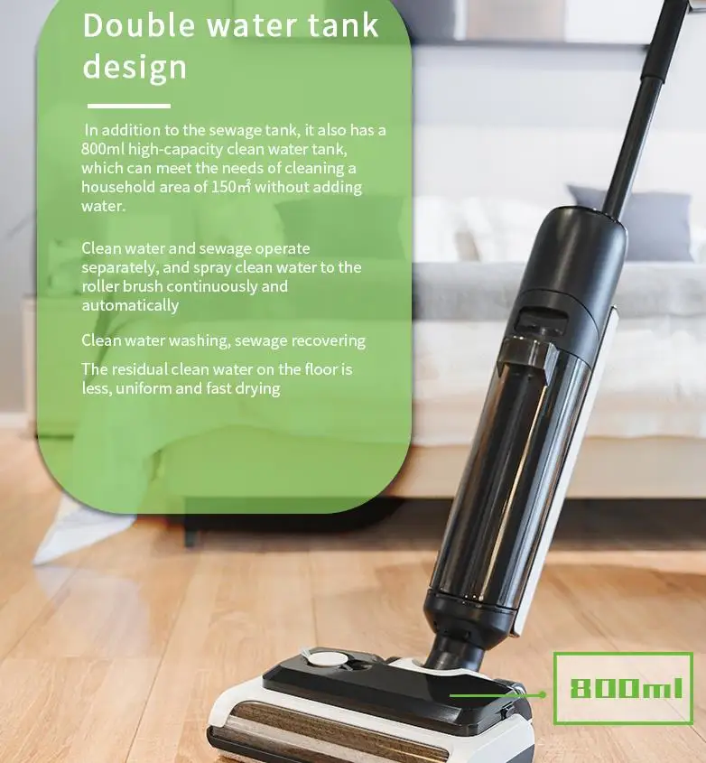 Upgraded Intelligent Cordless Bigger Capacity Water Wet Dry Vacuum