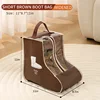 Brown Short Boots storage bag