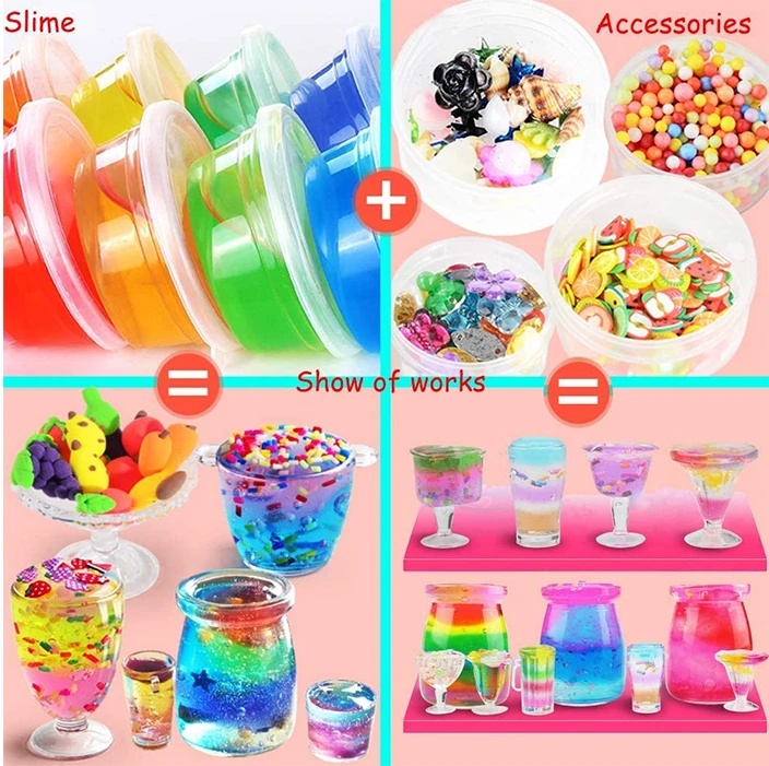 hot sell slime non-toxic interesting crystal