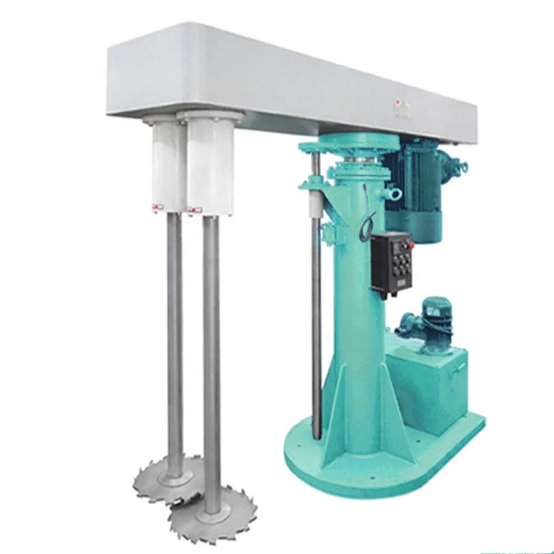 Hydraulic lift High speed disperser/liquid soap making machine/tattoo ink mixer