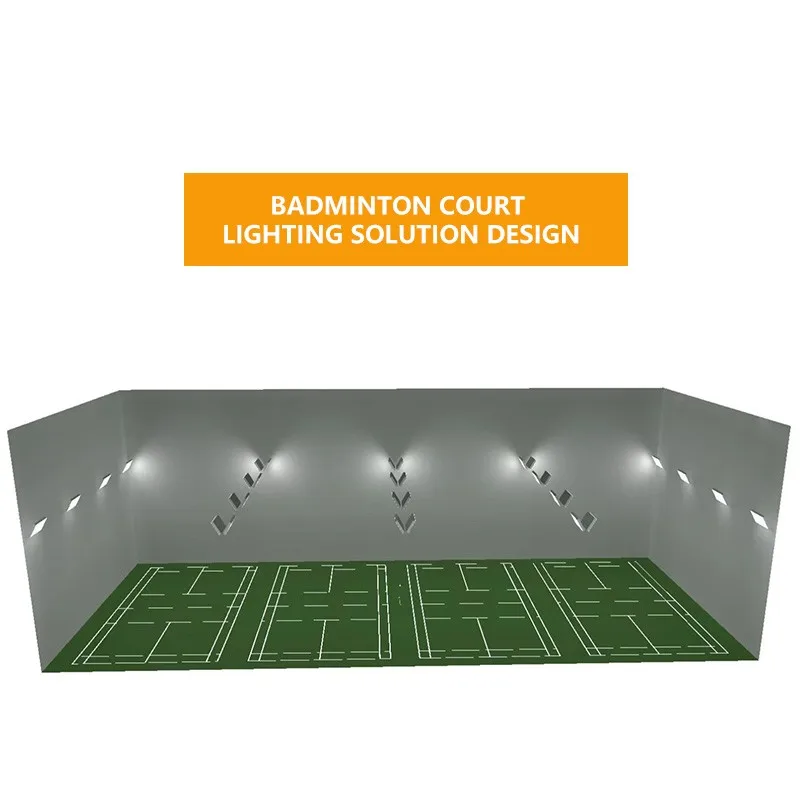 100w Anti Glare Indoor Stadium Badminton Court Led Grille Lights Buy