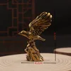 Eagle spreads its wings