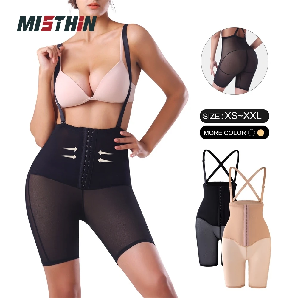 Seamless Women Shoulder Strap Shaping Underwear Body Butt Lifter Corset Panties Tummy Control Shaper Waist Trainer Shapewear details