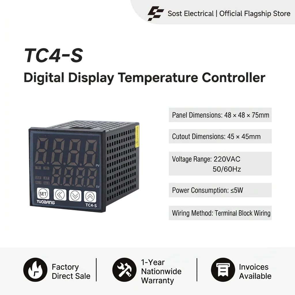 TC4S Digital Pid Temperature Control Digital  Intelligent   Relay SSR Output Thermostat Temperature Controlinstrument