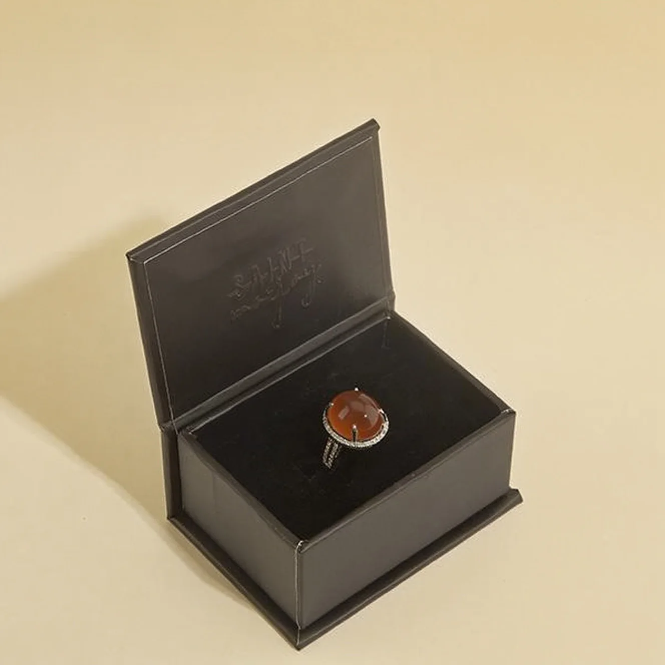 Luxury Custom Jewelry Gift Box | Factory Direct Rigid Paper Box with Velvet Insert for Rings & Necklaces | Elegant Women's Fashion Packaging