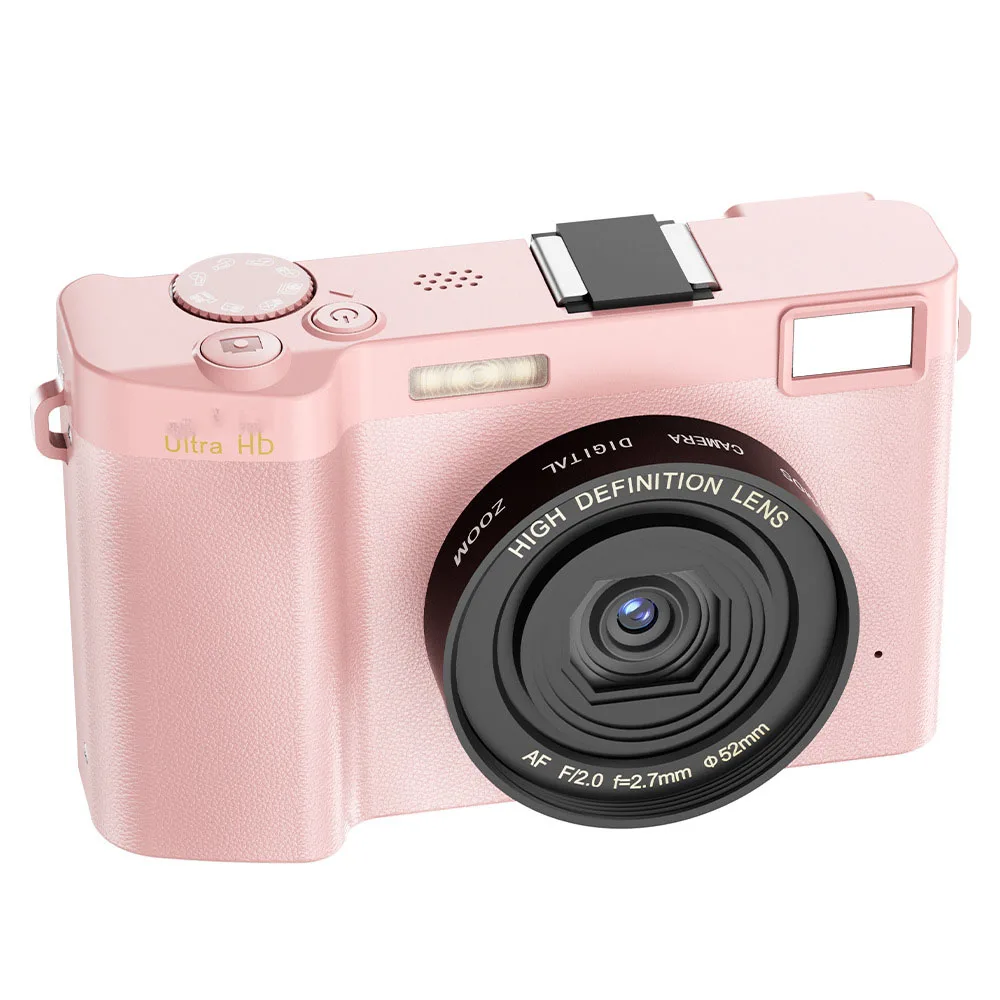New HD Dual Lens Digital Camera Video Recorder Compact Portable Photography Device Daily Use Student Gift