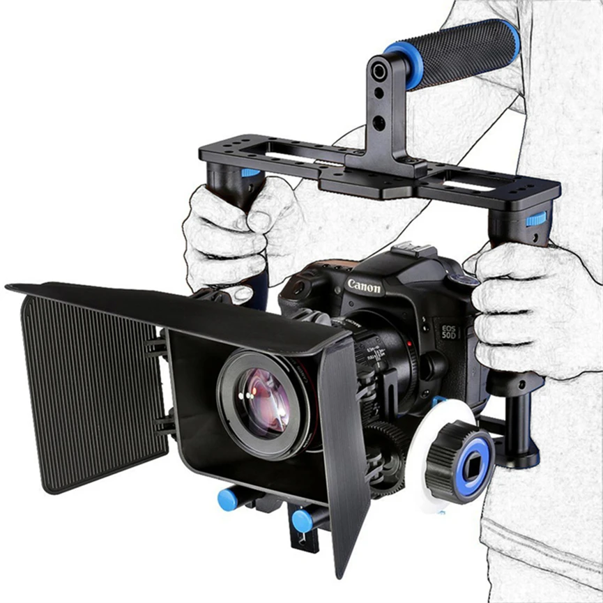 DSLR Camera Shoulder Rig Kit for Canon 5D Mark IV - Video Film