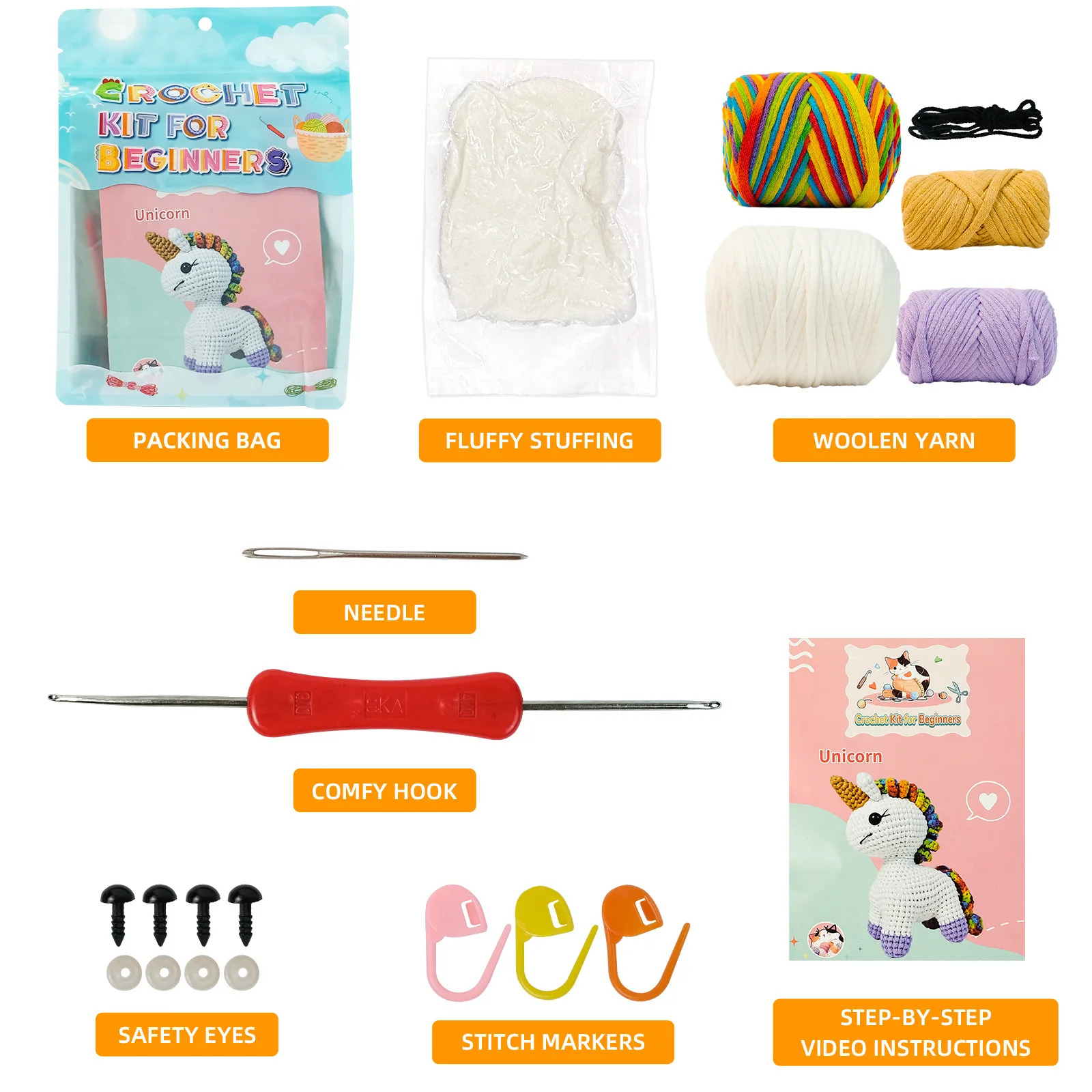 Набор для вязания крючком и