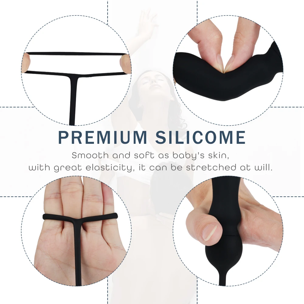 S-HANDE Japanese Multi Function Sex Toys Anal Butt Plug Wireless Bullet Cock Ring Vibrator for Women Men Couple Masturbation