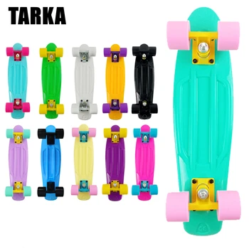TARKA hot sales 22 inch penny board skate board kids adult Plastic fish skateboard