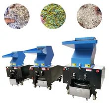 Mobile plastic bottle crusher recycling waste plastic crusher plastic shredder machine