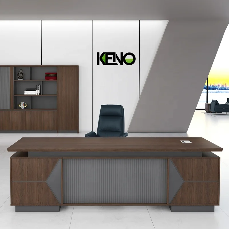 Korean Style Home Study Chairman Co Working Manager Ceo Office Furniture Full Set