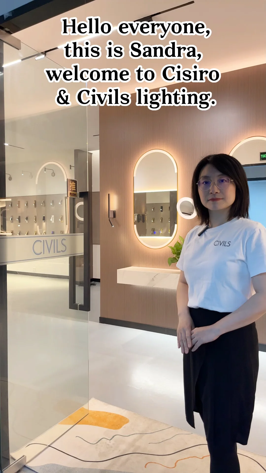 Wall Mirror Round Frame Bathroom Mirror Rose Gold Decorative Round