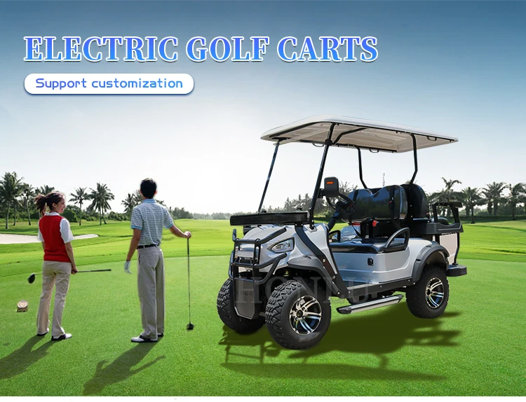 Independent Suspension Electric Golf Cart With Professional Instrument