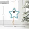 Blue five-pointed star wind chime/piece/18.4g