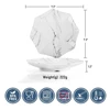 7.3 "x 7.3" x 1.2 "pouce