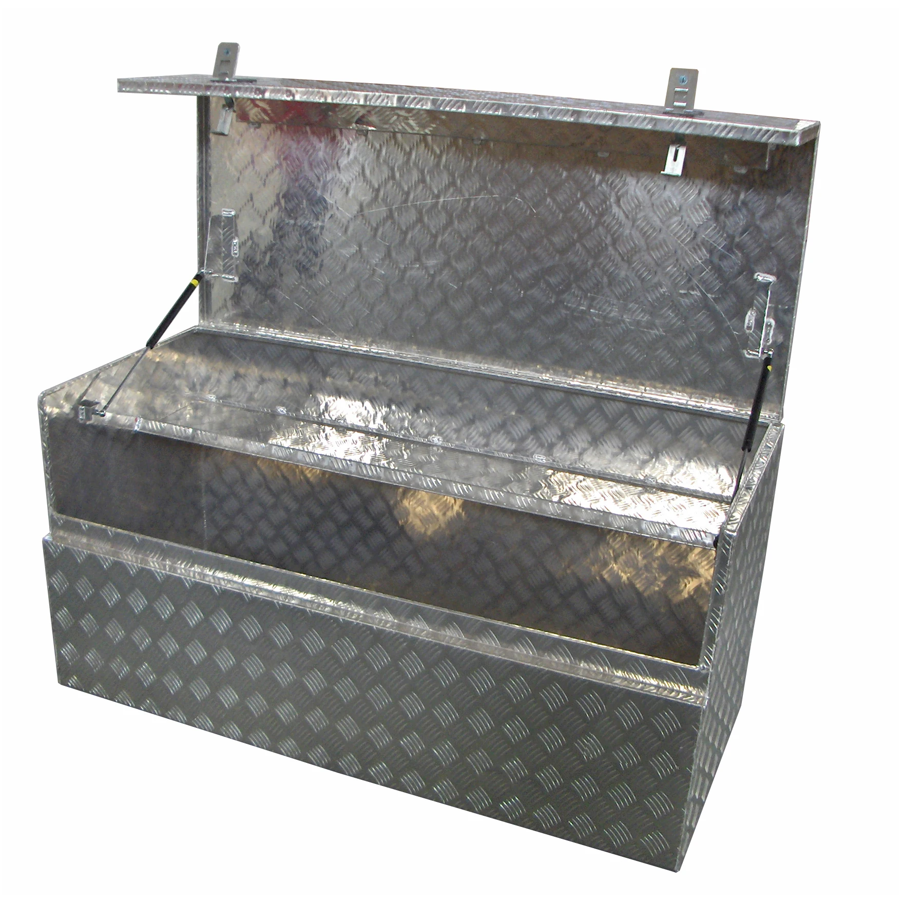 Custom Heavy Duty Aluminum Ute Tool Box High Side Opening Box With L