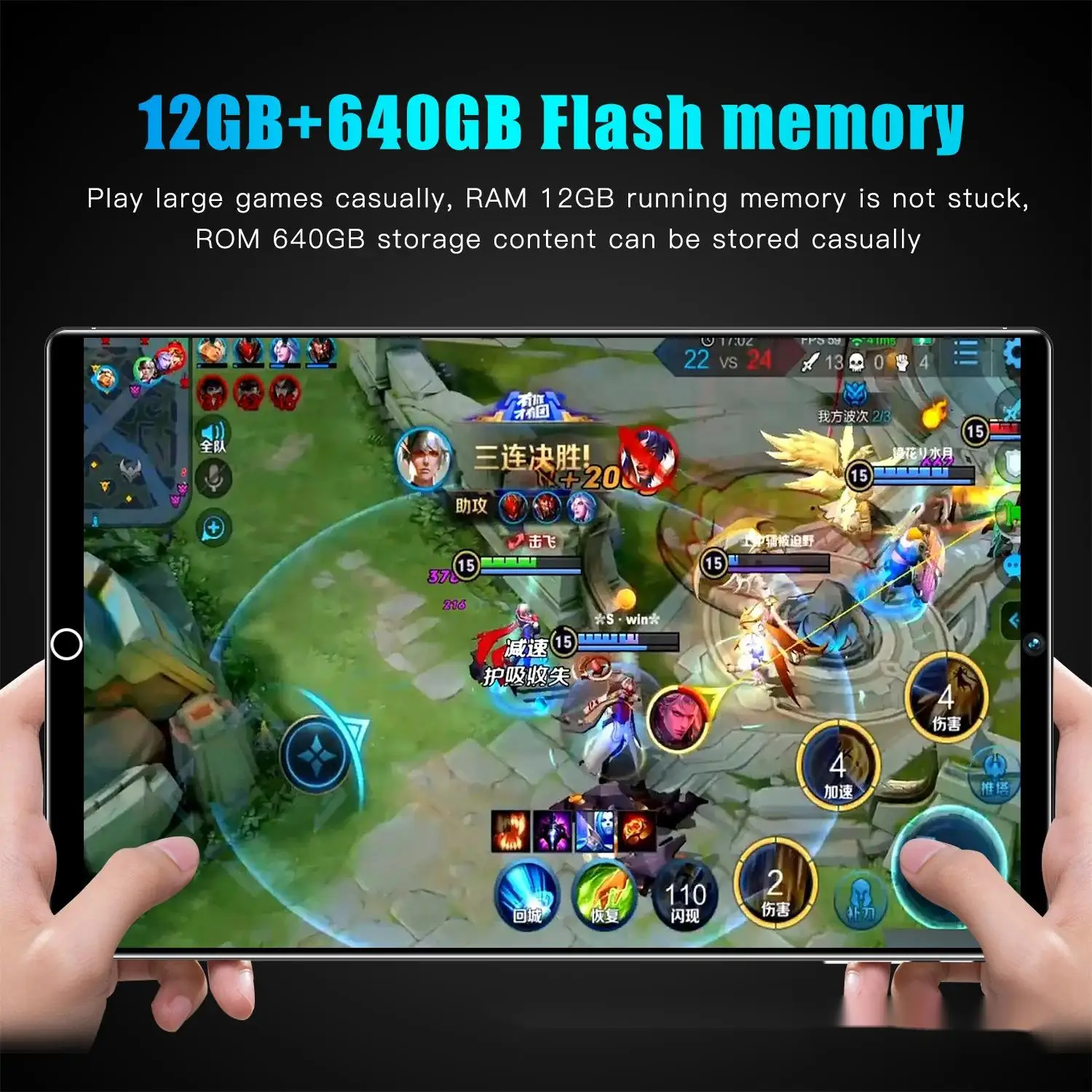 2024's Top Choice 5G Smart Tablet PC with 16GB RAM 1TB Storage - All-in-One for Study and Office