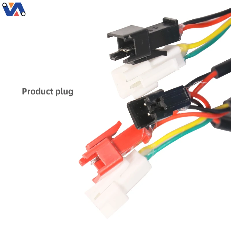 original left side lamp connection cable version a for kukirin g2 master   deck light wiring harness replacement xy krg2mst015-5