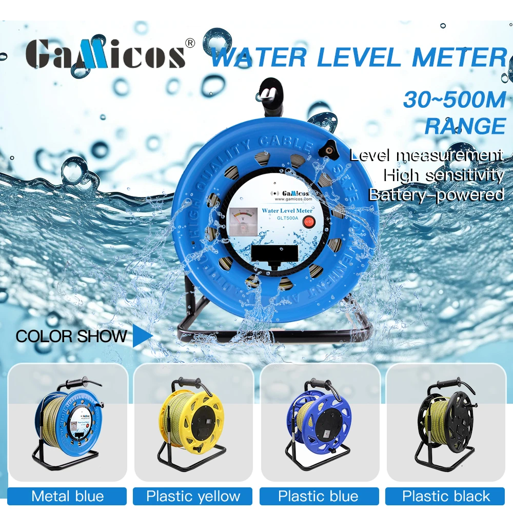 Gamicos INSTOCK GLT500A Range 100m ABS Shell Sound Water Level Indicator Manufacturer