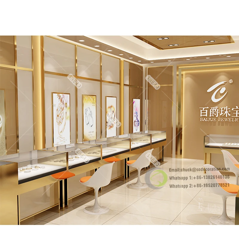 3d Model Small Jewellery Shop Design 3d Architecture Modern Small