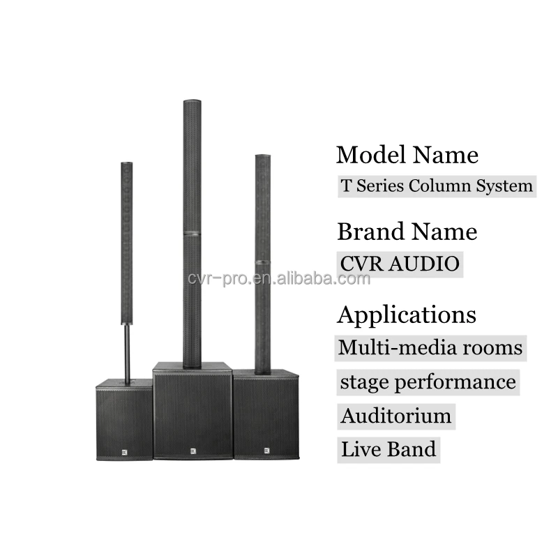 Active 8 Inch Column Speaker Dj Sound Box Column Line Array