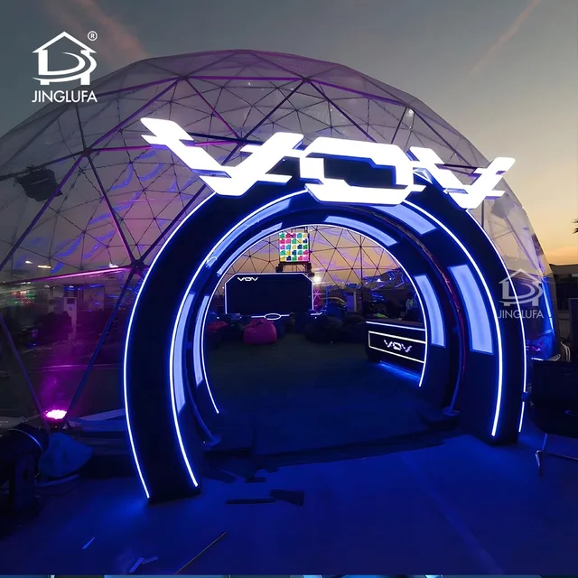 15M 20M 30M Big Glamping Geodesic Igloo Dome Tent Outdoor Luxury Event Party Wedding Dome Tent for 100 500 People