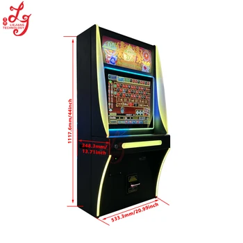 Jamaica 19 Inch America Roulete Pot Of Gold Box Style Linking Pearl of the Caribbean Game Box Cabinet With LED Light