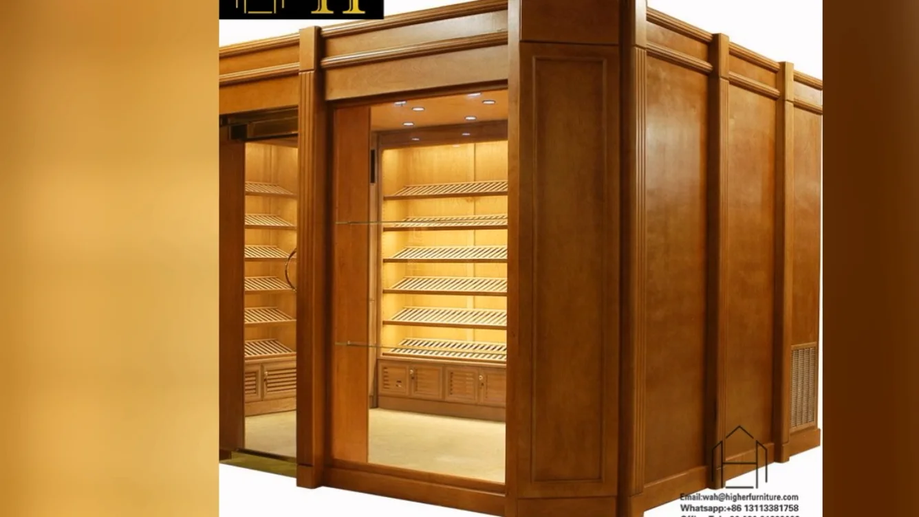 Modern Cigar Humidor Display Floor Cigarette Display