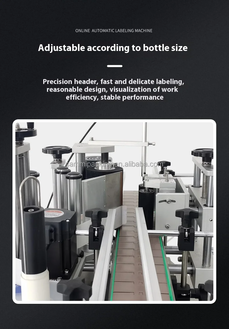 Semi-Automatic Round Bottle Labeling Machine with PLC Touch Screen and 1 Year Warranty for High Accuracy Space Saving Operation
