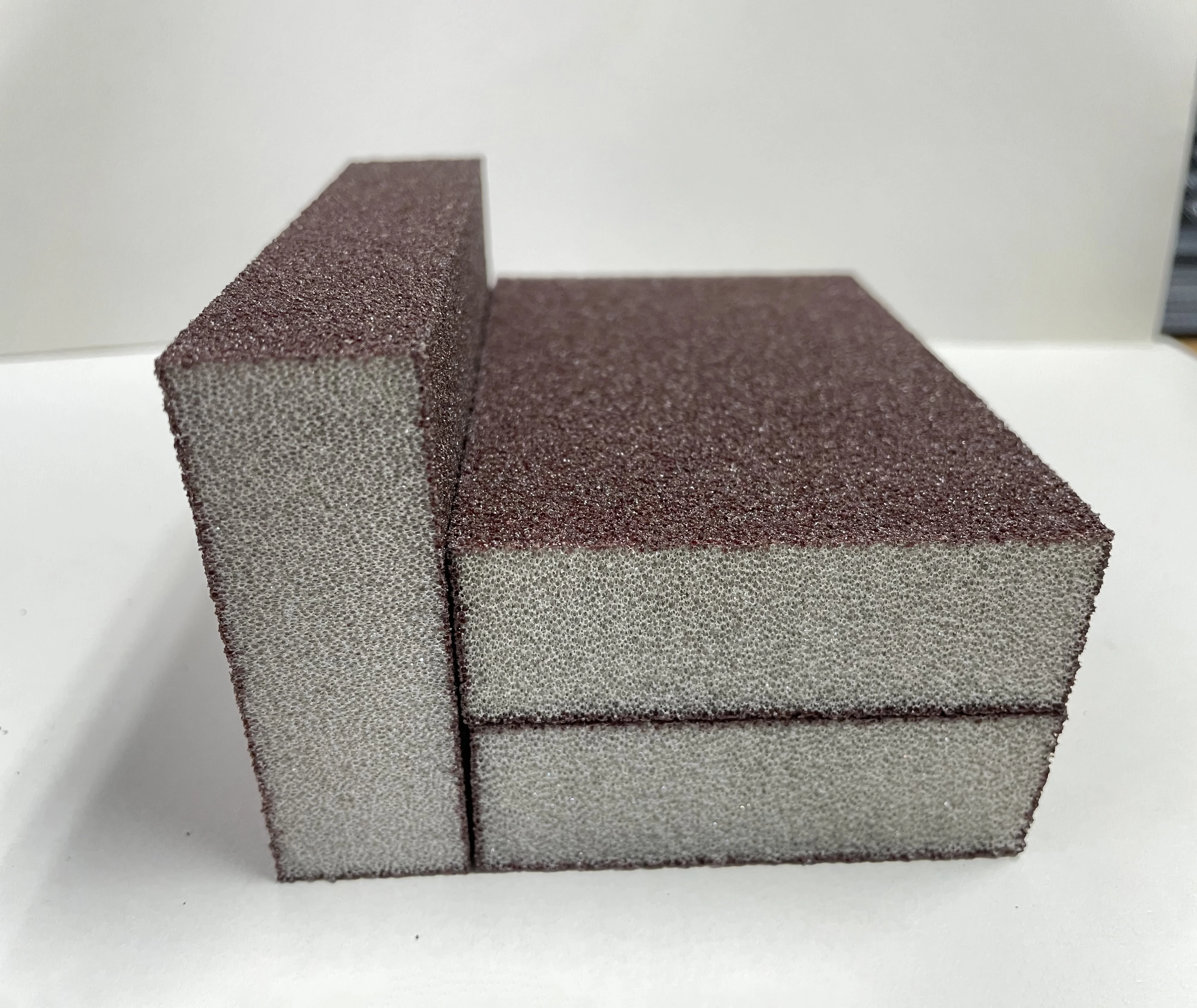 Trapezoid sanding sponge block