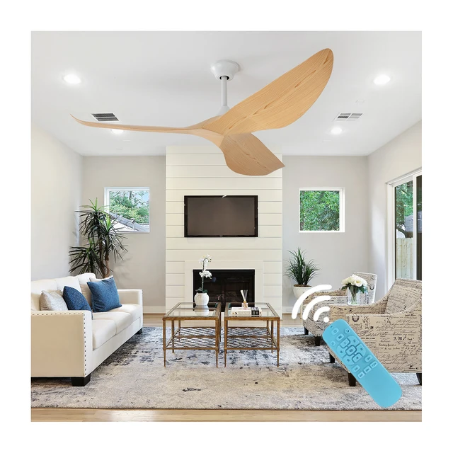 Modern DC Ceiling Fan With 3 ABS Blades Decorative Ceiling Fan for living room bed room With ETL CE Certificates
