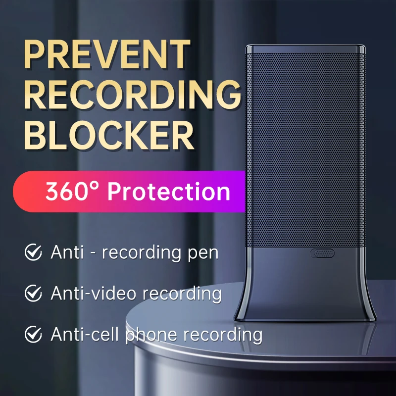 Anti-recording Blocker Recording Phone High-power Conference Privacy Microphone