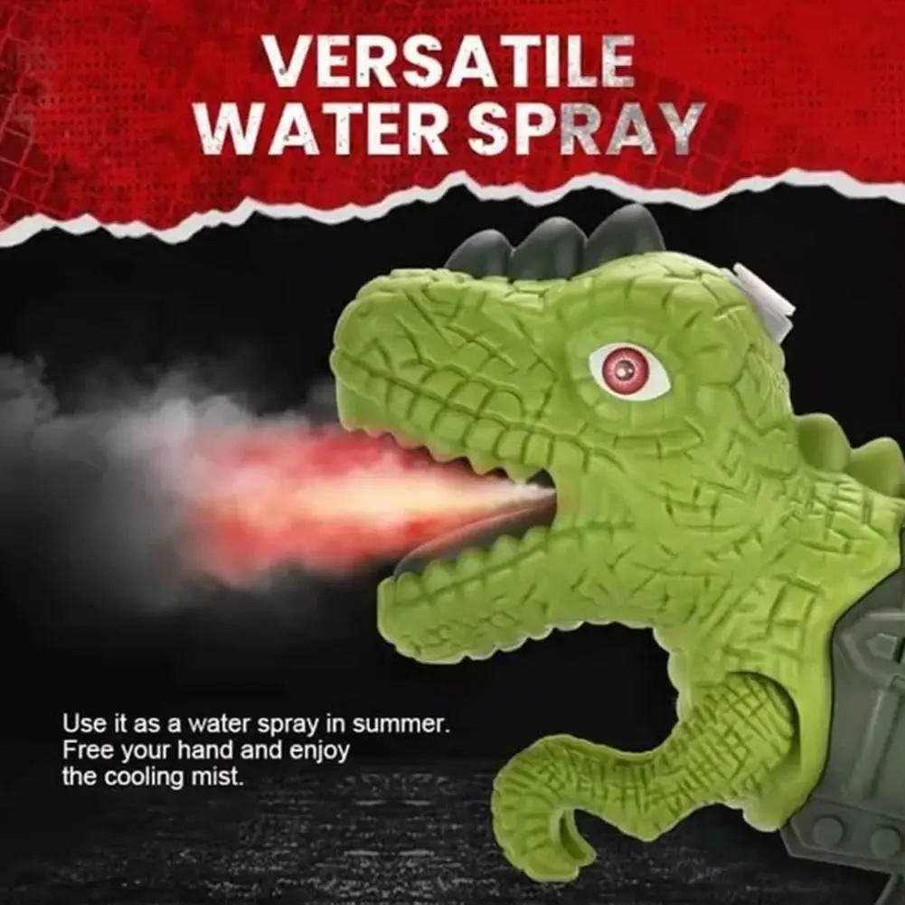 Dinosaur Fire-breathing Water Mist Gun Sound And Light Summer Children ...