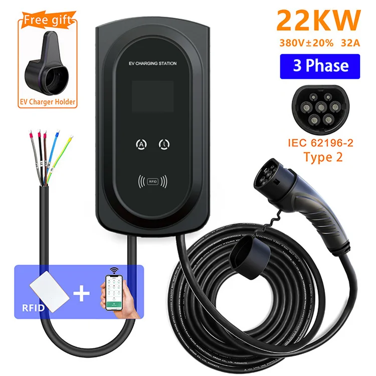 32a 22kwh ac ev charger level