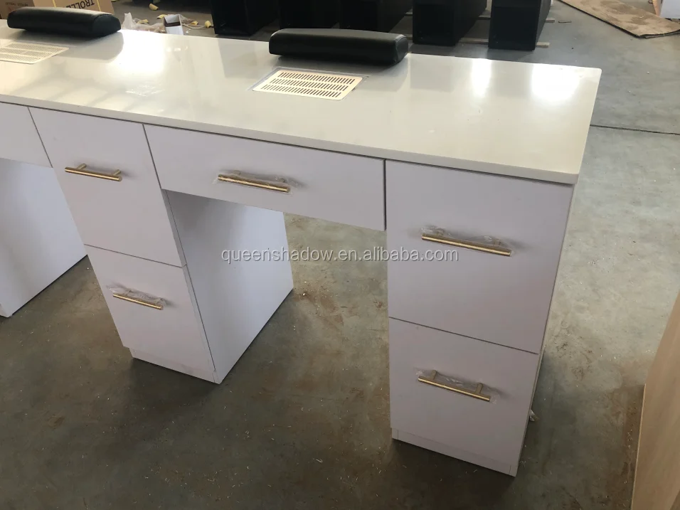 Beauty Salon Furniture Package Nail Bar Desk Manicure Table Luxury White Manicure Tables With Chair For Sale Online Shopping