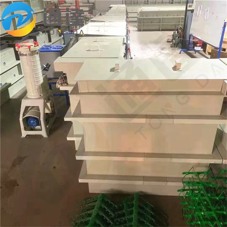 Набор гальванических баков для хромирования машина твердого