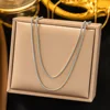 19ah38312m round snake chain sweater chain steel color