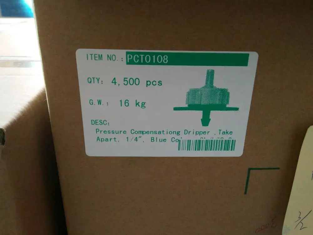 Drip Irrigation System Plastic Dripper Garden Pressure Compensating ...