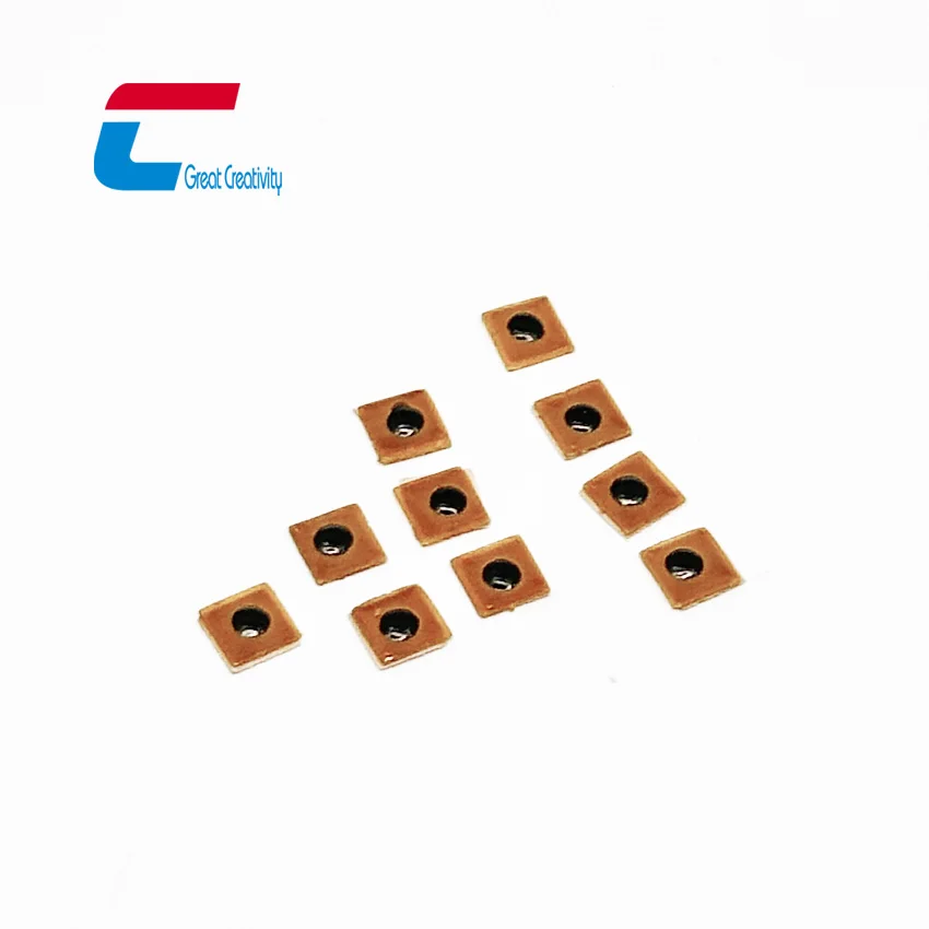 Small Newest Size FPC 8.7*8.7mm NTAG 213 Micro Chip FPC Mini Rfid NFC Sticker Metal Tag