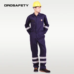 Welding Electric Mechanic Safety Work Clothes Oil Resistant Flame Retardant Working Coverall