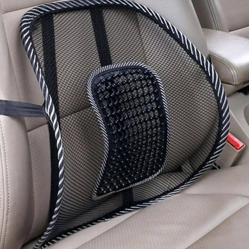 Car summer breathable ice silk waist chair massage seat backrest car interior productsHot sale products The factory