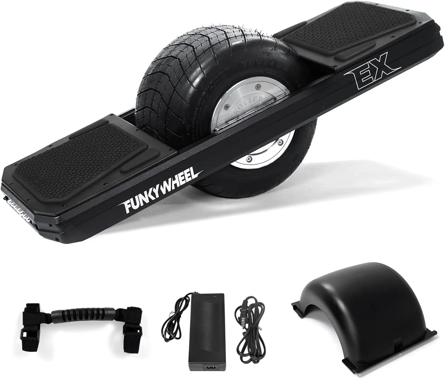 Funkywheel Unisex EX 1000W Electric Skateboard - 30km Range