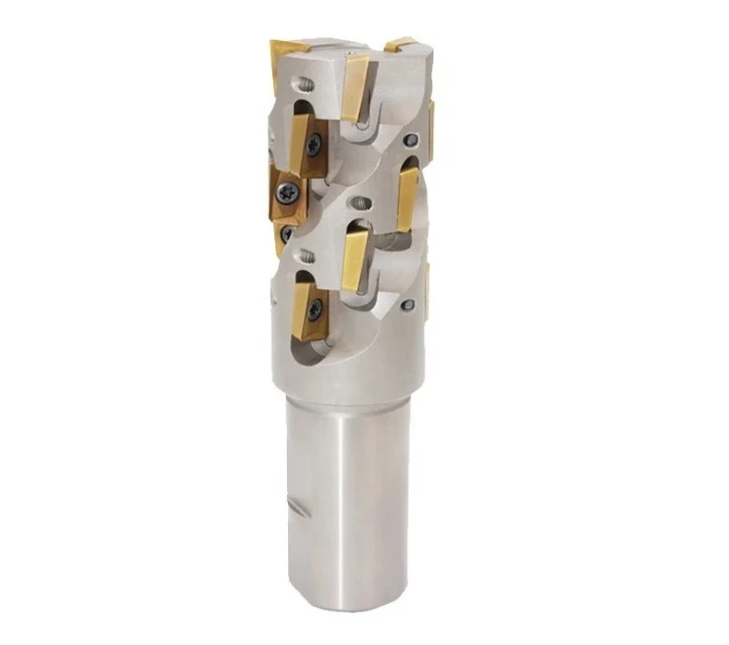 Insert Corn Indexable End Mill Corner Radius Milling Cutter Suitable APMT Inserts ...