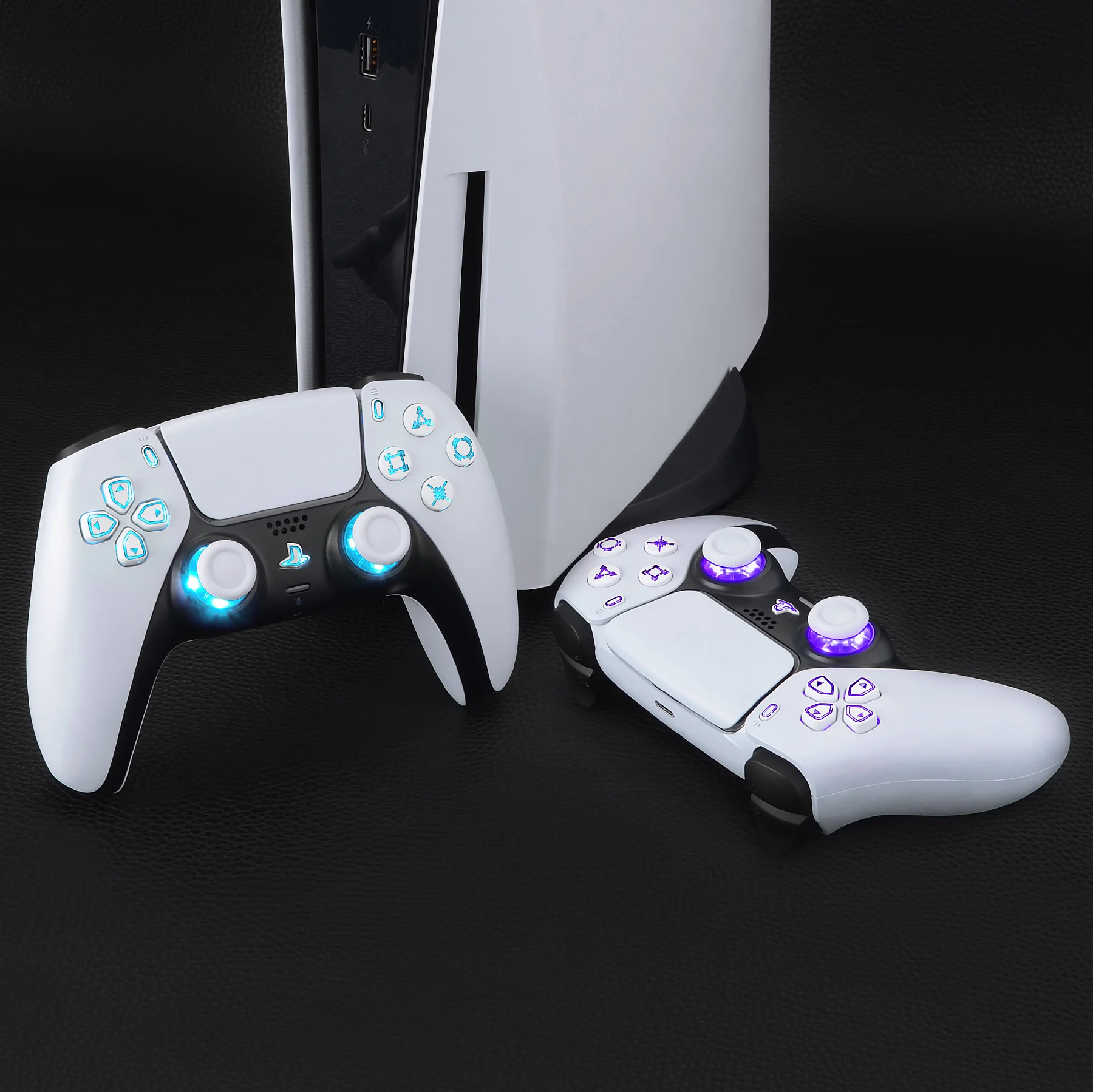 EXtremeRate LED照明改造キット PS5コントローラー用LEDキット フル 