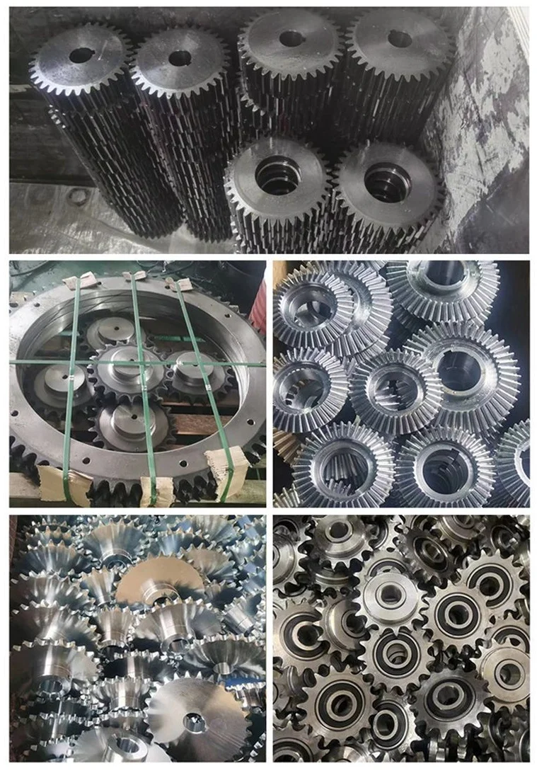 Stainless Steel Plastic Idler Roller Chain Gear Sprockets Finished Bore