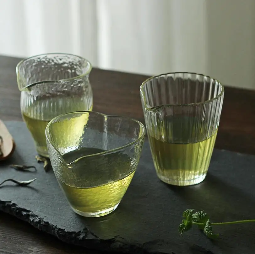 japanese heart justice cup heat-resistant glass creative small