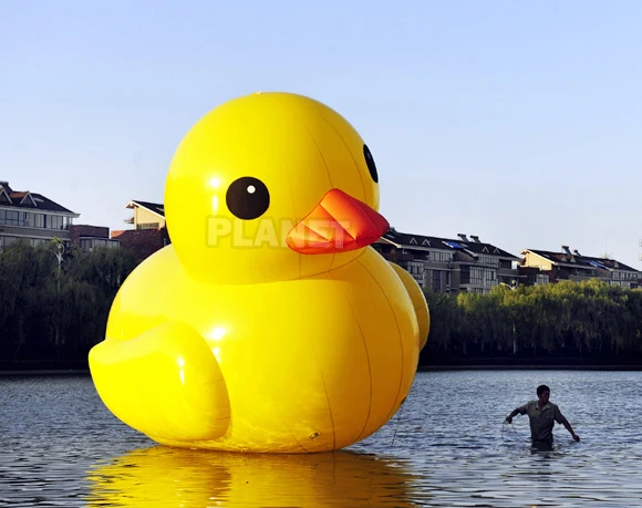 Custom Floating Inflatable Yellow Duck Model Inflatable Yellow Rubber ...